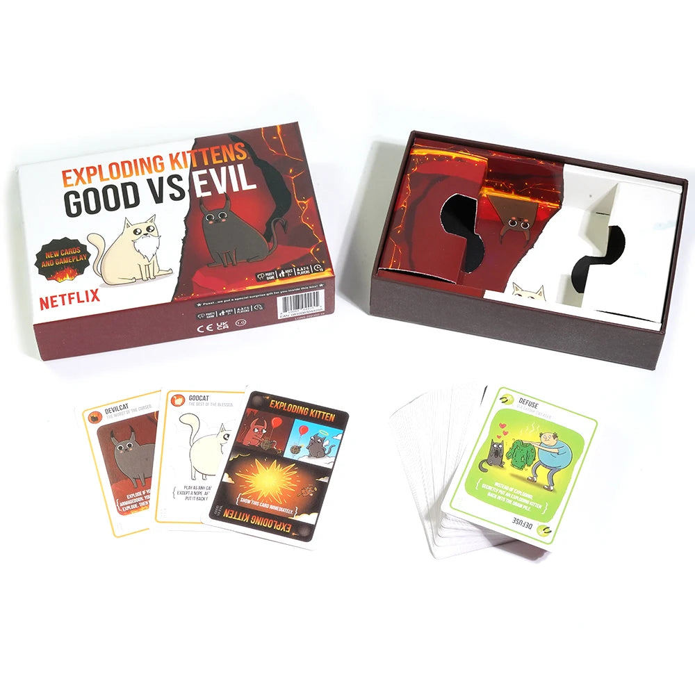 Exploding Kittens: Good vs Evil – The Ultimate Battle of Morality and Chaos!